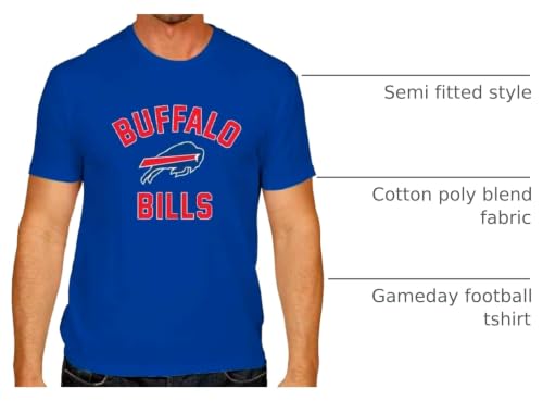Image of NFL Gameday Cotton Blend T-Shirt for Men and Women - Licensed