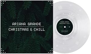 Christmas & Chill 10th Anniversary Clear W/ Snowflake Etching Ariana Grande