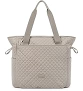 BAGSMART Quilted Tote Bag, Top Handle Handbags for Women, Shoulder Bag, 25L Large Hobo Bag for Wo...