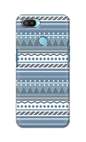 Image of Printed Hard Back Cover Case for Realme 2 Pro Back Cover (Seamless Geometric Tribal Pattern) -1803