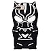 TopSZ Black Man Case for iPhone 6/7/8 Plus 5.5",Silicone 3D Cartoon Hero Animal Cover,Kids Girls Teens Boys Man Animated Cool Fun Cute Kawaii Soft Rubber Funny Character Cases for iPhone 8Plus/7/6Plus