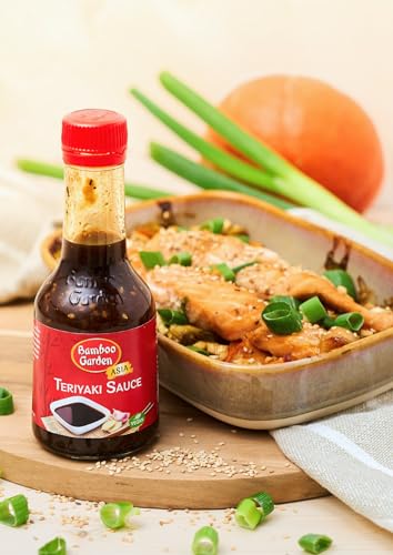 Bamboo Garden - Teriyaki Sauce , Würzsauce zum Marinieren von Fleisch und Fisch , 1 x 200 ml (Verpackungsdesign kann abweichen)