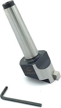 Fly Cutter MT2 Shank M10 Drawbar thread with 5/16 HSS tool Bit for Lathe & Milling Machine w/HSS Bit