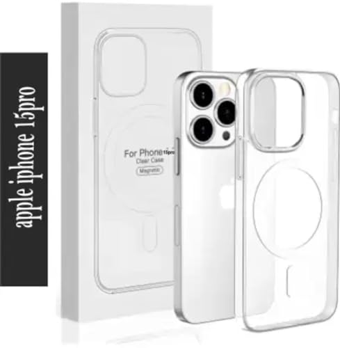 Image of Magnetic Transparent case with Compatible woth iPhone 15 pro (iPhone 15 pro)