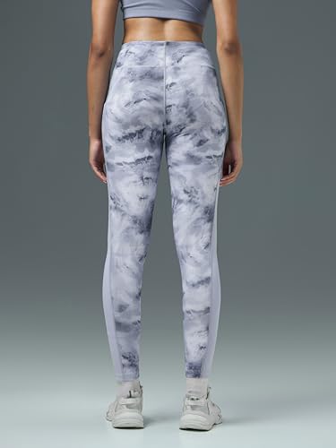 Image of TECHNOSPORT Women's Skinny Fit All Over Print Tights for Gym, Workout, Yoga & Sports