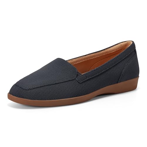 Easy Spirit Devitt Women's Slip On, 7 B(M) US, Navy-Navy-Solid-Suede