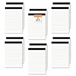 12 Pack A6 Note Pad for Office Small Notepads 4 x 6 Inch for Grocery List Shopping List Pocket Writing Pads of Work Memo Pads Lined Paper for Home Note Pads Daily Planning Scratch Pads 30 Sheets Each