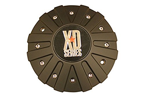 KMC XD Series 778 Monster Matte Flat Black Center Cap 846L215 with Screws
