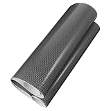 TOPBATHY Wabenstruktur Scheinwerfer Tönungsfolie Selbstklebend PVC Tönungsfilm für Auto Motorrad Rücklicht Frontlicht Farbwechsel Schwarz