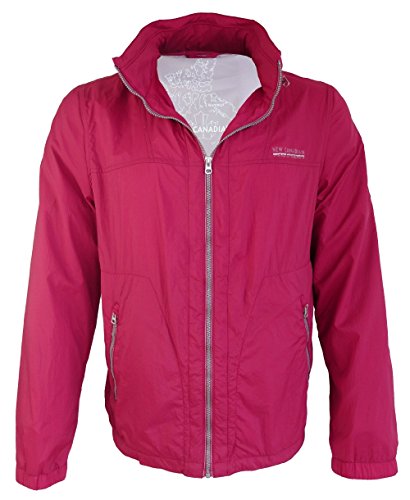 Cabano New Canadian ultraleichter Blouson Bikerjacke Übergangsjacke ROT Gr. 50 bis 60 (60)