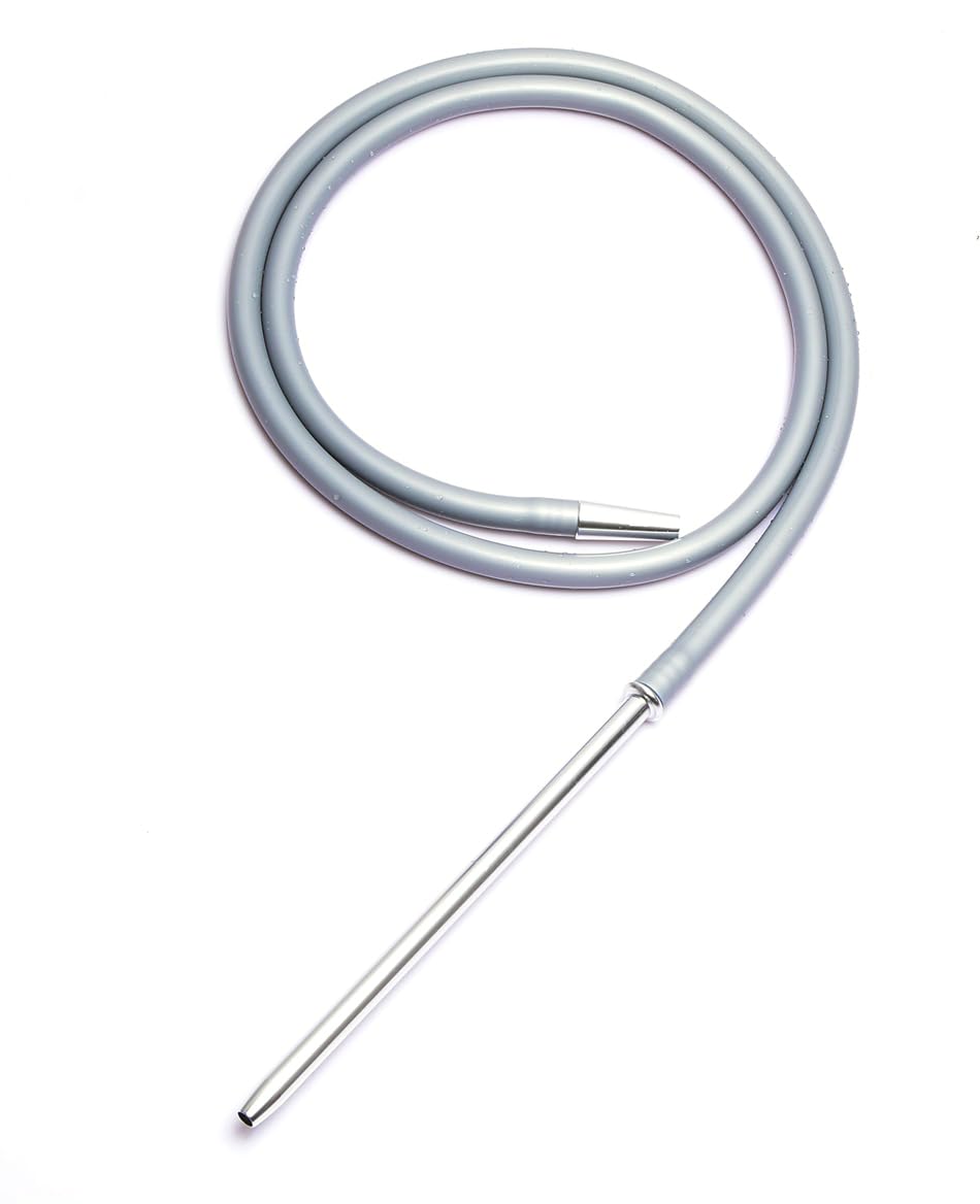 Tingyilan Hookah Hose Shisha Hose Necessary Accessories Washable 67in Silicone Water Pipe Hose Aluminum Handle with Extra Long Hose,Silver