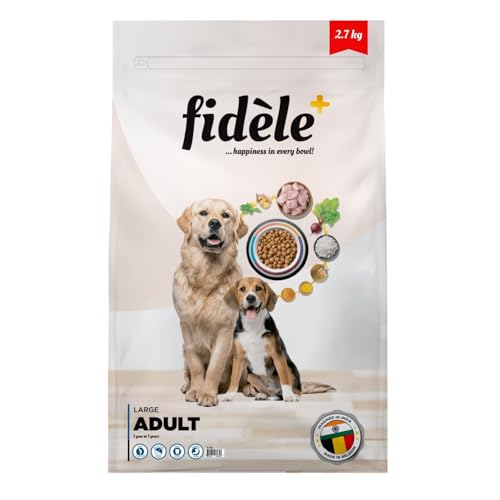 Image of Fidele+ Adult Large Breed Dog Food | 2.7kg | Glucosamine for Joint Support | Omega 3 & 6 | High Protein | Muscle Strength & Coat Health
