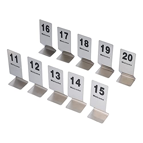 Cartes de numéros de table pour éviter l'attente des invités