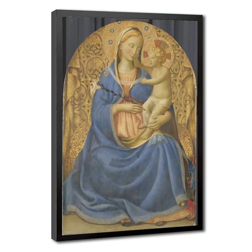 Impression sur toile Madonna of Humility Père Angelico décoration murale de bureau