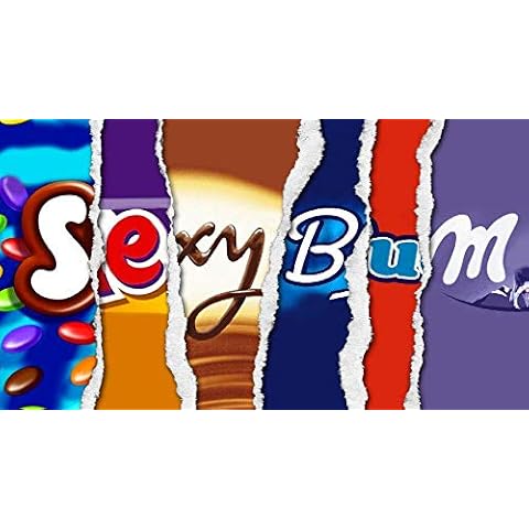 Sexy Bum Chocolate Novelty Wrappers Insults VALENTINE Love Gift Present Rude Funny (Chocolate BAR NOT Included) Cover