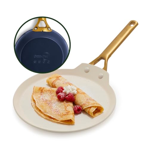 GreenPan Reserve Crepe and Pancake Pan, Twilight Blue