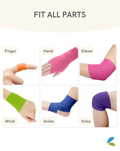 Image of FriCARE Self Adhesive Bandage Wrap, Medical Tape in First Aid Kit