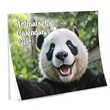 Funny Animal Selfies Calendar 2026 A4 12 Month to View Wall Calendar 2026 UK Perfect for Home, Office, School, Holidays and Planning Papa Prints