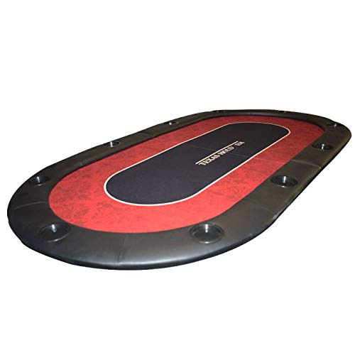 Cartes Production Dessus de Table de Poker Victorian - 200 cm x 100 cm - Pliable - pour 10 Joueurs