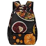 Grande capacité : le sac d'école peut contenir une trousse à crayons, boîte à lunch, bento, bouteille d'eau et parapluie. 1 poche principale, 1 poche frontale, 1 poches intérieures, 2 poches latérales.
