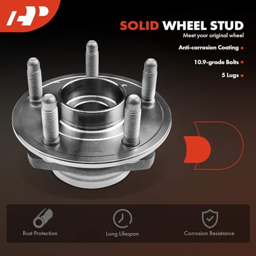 A-Premium 2 x Rear Wheel Bearing and Hub Assembly with 5-Lug by A-Premium - Used condition - Image 6