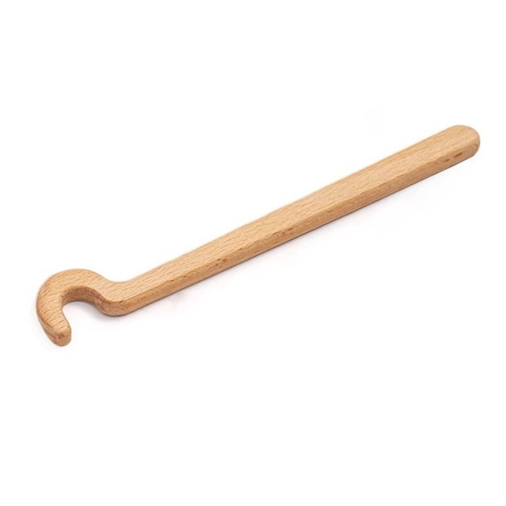 Littimoon Wooden Long Handle Blanking Modeling Tool DIY Ceramic Edge Shaping Auxiliary Blanking Rapid Forming Pottery Tool