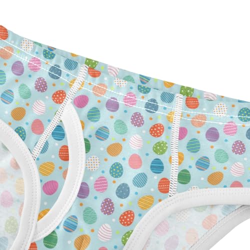 Boys' Exclusive Briefs Toddler Underwear 95% Combed Cotton Boxerbriefs 2T Easter Egg Pattern 694