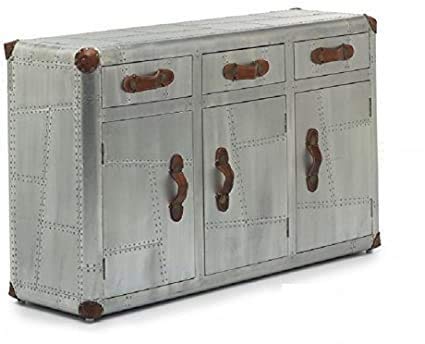 NauticalMart Aviator 3 Door Sideboard End Table