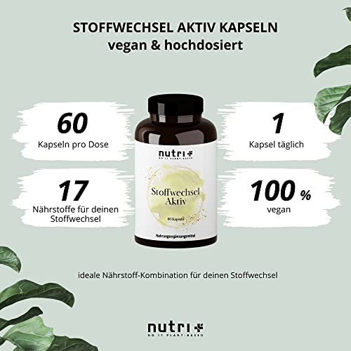 Abnehmpillen Nutri zur Unterstützung des Stoffwechsels