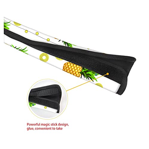 Forchrinse Teal Marble Print Refrigerator Door Handle Cover Set Of 4,Keep Kitchen Appliance Clean From Smudge,Fingerprint And Dust Cover,Suitable For Dishwasher,Ovens #TOP3