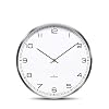 Huygens – One Arabic 25cm – RVS – Wandklok – Stil – Quartz uurwerk