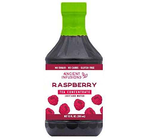 Ancient Infusions Tea Concentrate, Raspberry, 2 Fl Oz (Pack of 2)