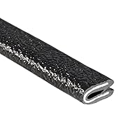 Vista 19 de TRIM-LOK Protector de Borde - Se ajusta a bordes de 3,17 mm, longitud de la patilla 11,24 mm, 76,2 m de longitud - Dedos de agarre dobles - Negro