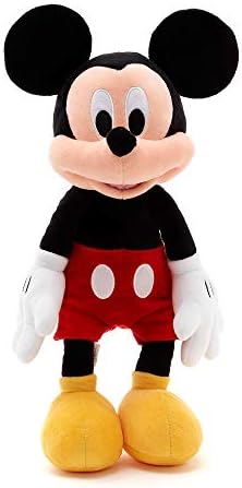 Disney Store Official Mickey Mouse Medium Soft Plush Toy, 45cm/17, Iconic Cuddly Character with Classic Embroidered Features, Suitable for All Ages