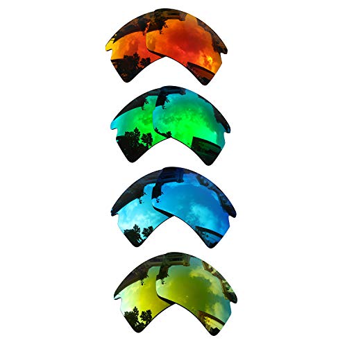 Acompatible 4 Pair Replacement Polarized Lenses For Oakley Flak 2.0 Xl Sunglasses Pack P5 #TOP2