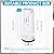 Threlaco 2 Pcs Toilet Flush Valves Toilet Repair Kit 2" Dual Flush Valve Replacement Kit with Push Button for One Piece Toilet Top Push Button Valve, 10-12.8 Inches Height