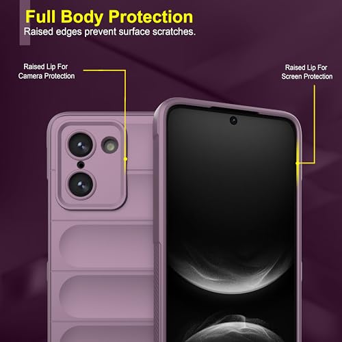 Image of Zapcase Back Case Cover for OnePlus Nord CE 5 | Compatible for OnePlus Nord CE 5 Back Cover | Liquid Silicon Magic Case with Camera Protection | Lavender