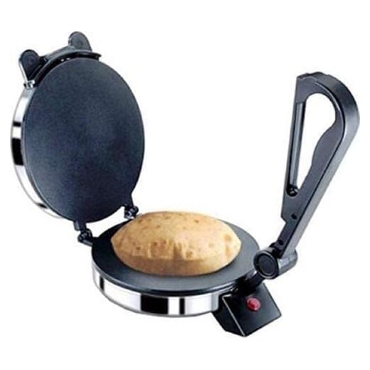 BAJAJ VACCO 900W "Go-Ezzee" Non-Stick Chapati Maker C-02 (Silver)