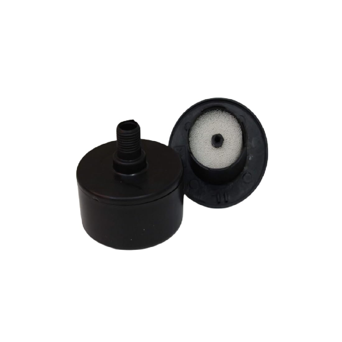 Samnantools Air Compressor Intake Filter, 1 Pcs 16mm Plastic Thread Metal oil-less Air Compressor Air Filter Silencer Noise Muffler