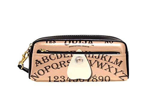 Tizorax Ouija Trousse à crayons en cuir PU pour étudiants et étudiants Cover
