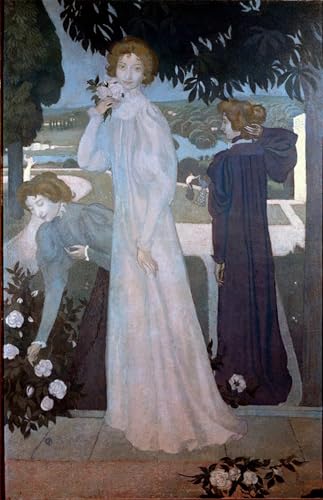 Cuadro Pintura Mural Retrato de Yvonne Lerolle Maurice Denis Lienzo 60x90