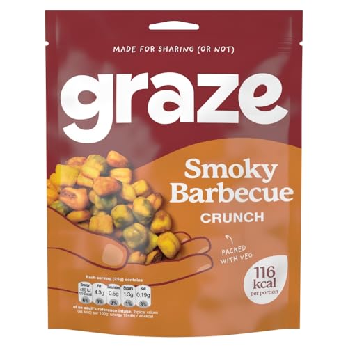 Graze Healthy Snacks - Smoky BBQ Crunch Mixed Sharing Snacks 100g