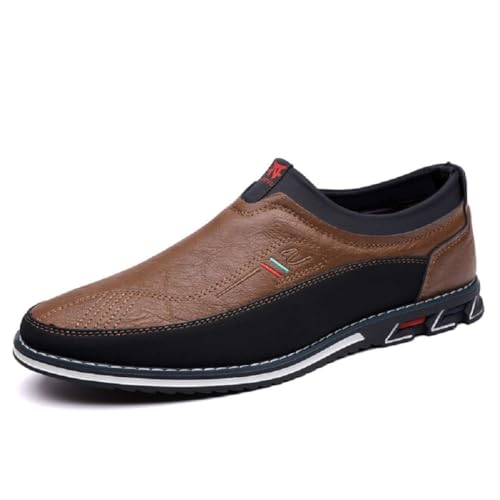 Image of Men's Oxford Business Casual Shoes Office Loafers Dress Comfort Driving Shoes