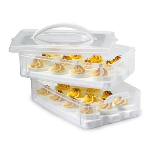 Snapware Snap 'N Stack Œuf alimentaire 2 couches