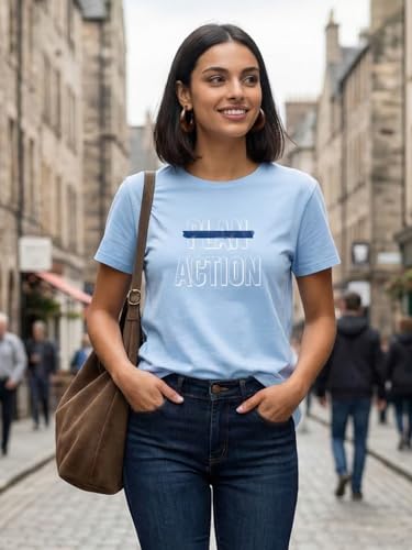 Image of Nobero Women's Graphic Printed T-Shirt | Regular Fit 180 GSM Cotton Tee for Women | Comfortable Round Neck Casual Wear