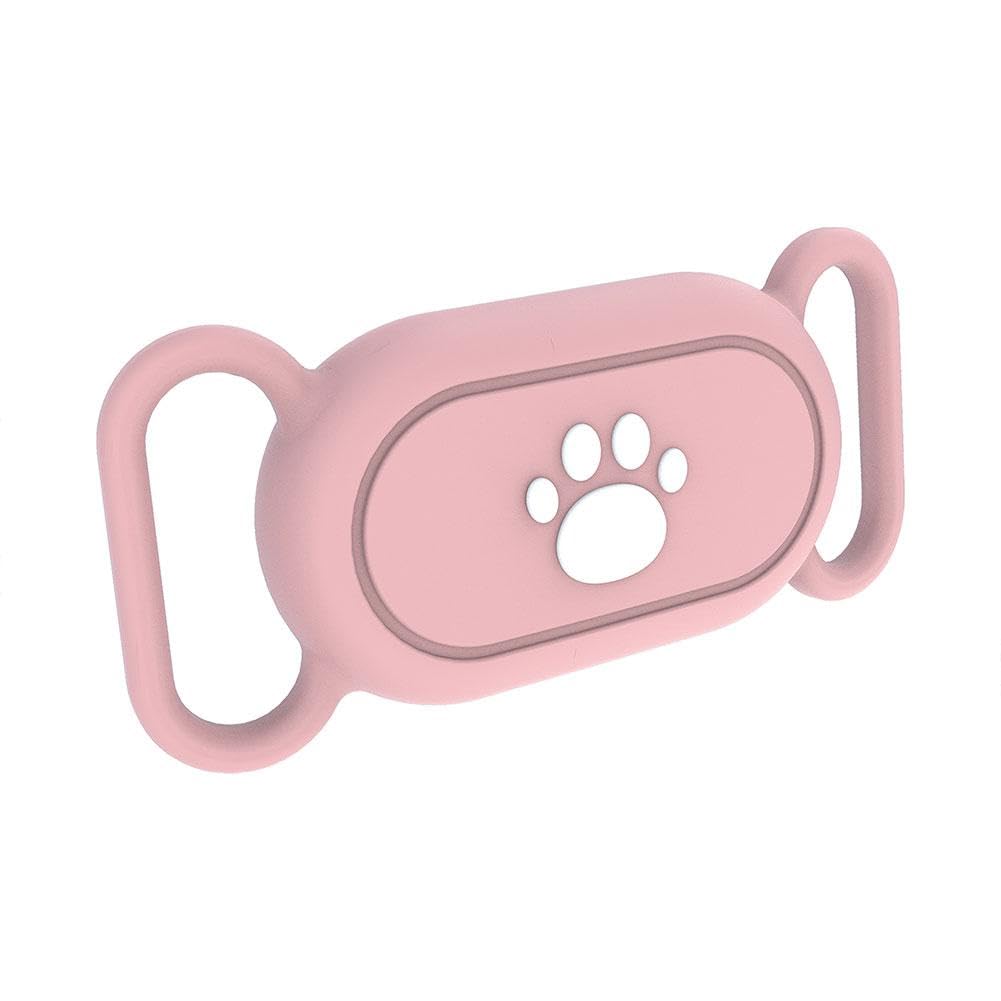 ZOHIKO For Samsung Galaxy SmartTag 2 Case, For Smarttag2 Holder for Dog Collar, Anti- Lost Full Protection Silicone Case Soft Sleeve Cover Proctector for Pet Collar Luggage