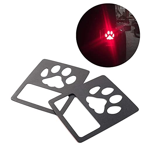 Poetryxiao Tail Light Cover Guard With Paw Print Style (Halogen Tail Light) For Jeep Wrangler 2018-2022 Jl Sport/Sports(Paw Print) #TOP6