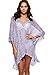 Produktbild Voqeen Strandkleid Damen Sexy Spitze Bikini Cover Up Boho Häkeloberteil Bademode Longshirt Strandponcho Strandkleider Sommerkleid Tunika Kaftan Strand Hemdkleid