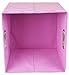 Modern Littles Rose Zig Zag Folding Storage Bin, Pink
