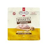 Primal Freeze Dried Raw Dog Food Nuggets, Rabbit, Complete & Balanced Meal, Also Use as Topper or Treat, Premium, Healthy, Grain Free, High Protein Raw Dog Food, 5.5 oz